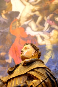 Sahagún La Peregrina escultura monje